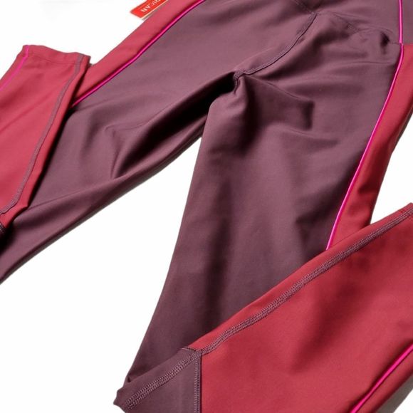 Good American NWT Burgundy Athletic SportsBra Legging Set Medium - Picture 8 of 11
